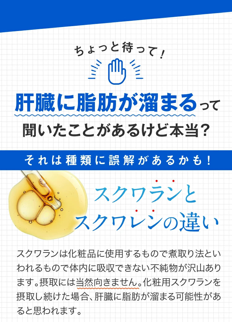【 高濃度生スクワレンEX 90粒 1~2ヶ月分 】天然スクワレン サプリ 100%深海鮫肝油